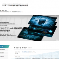 マルチスケール精神病態の構成的理解　webサイト