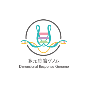 学術領域研究「核酸構造による生物種を超えた多元応答ゲノムの機構の解明 」班様　ロゴ