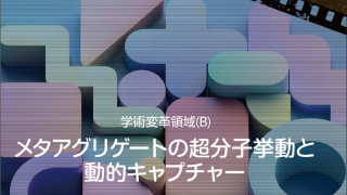 新学術領域研究「 メタアグリゲートの超分子挙動と動的キャプチャー」班様　サイト、ロゴ、ニュースレター