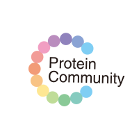 タンパク質の社会～機能発現と秩序維持～（特定領域研究）　ロゴ