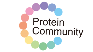 タンパク質の社会～機能発現と秩序維持～（特定領域研究）　ロゴ