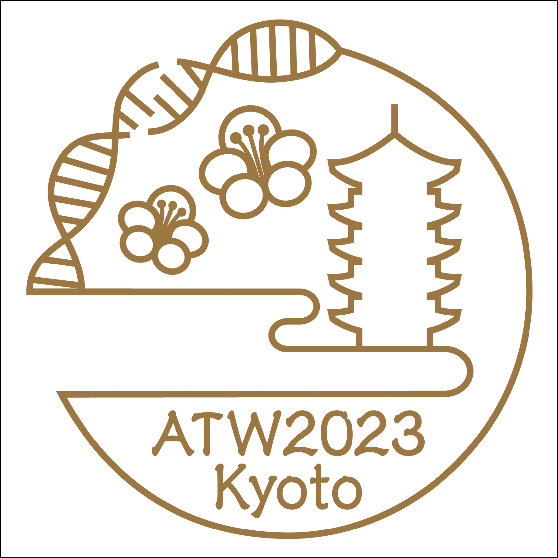 京都大学大学院 生命科学研究科様　ATW2023 ロゴ